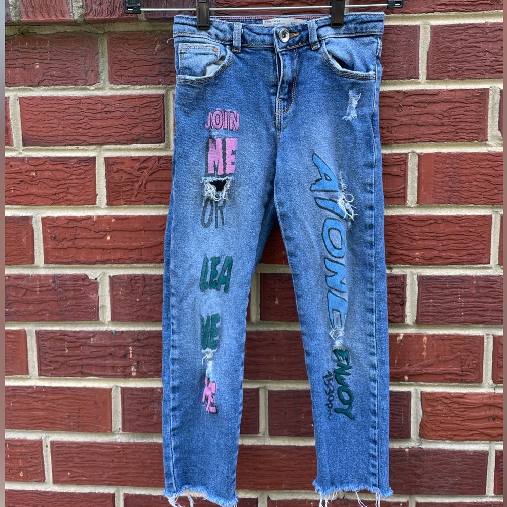 Zara Kids Girls Size 7 Jeans